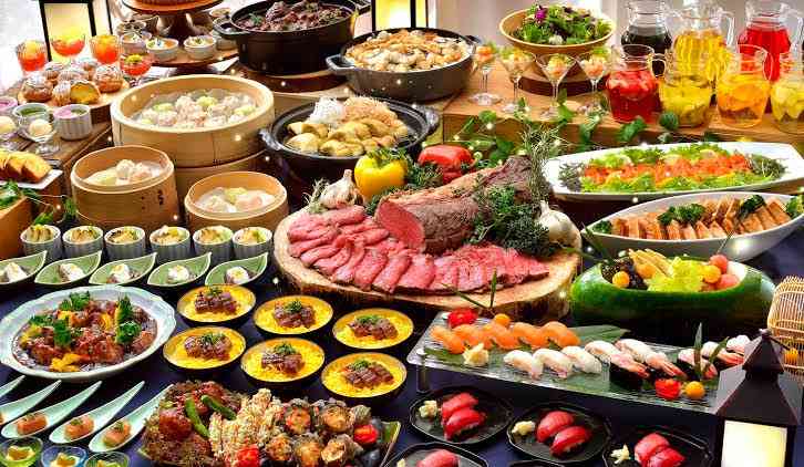 バイキング、ビュッフェで何を取りますか？