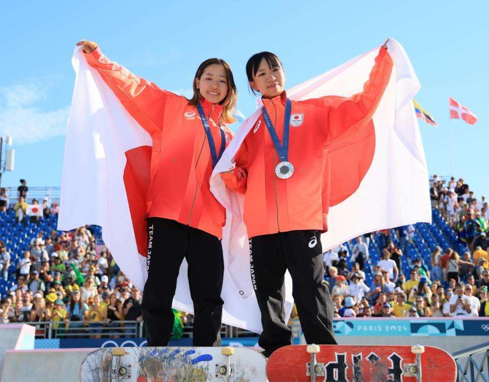 スケボー女子　14歳の吉沢恋が大逆転金メダル！15歳赤間凜音が2位で日本ワンツー！日本のティーンエイジャーがまた快挙