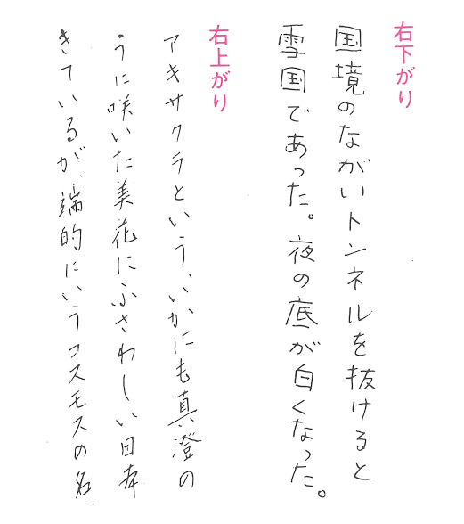 字が汚い人って印象どうですか？