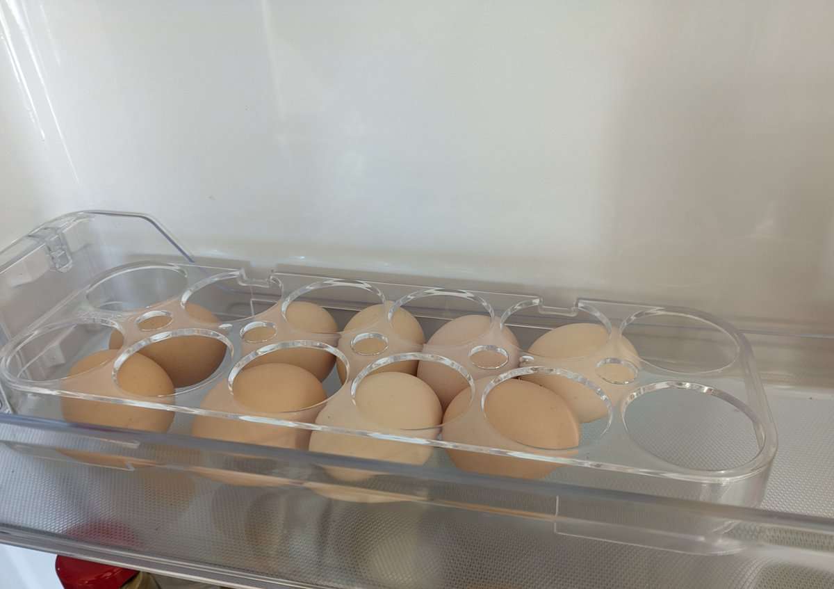 「物価高で小さなサイズの卵を買っているが卵置きに入らない」→衛生的な観点からやめたほうがいいと意見が集まる