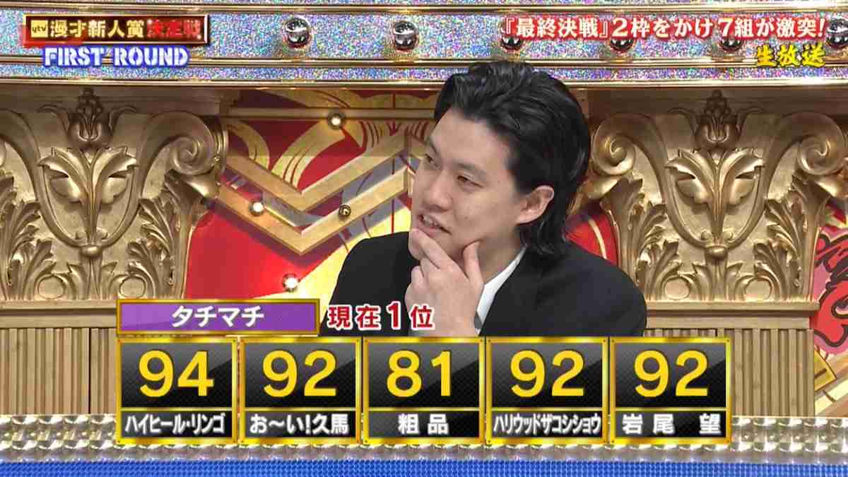 粗品　ytv漫才新人賞で衝撃の審査員デビュー　まれに見る説得力と揺るぎない目線　出演芸人「すごっ」