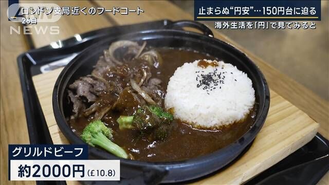 止まらぬ円安1ドル＝150円に迫る　海外生活を円で換算すると…各支局員が取材