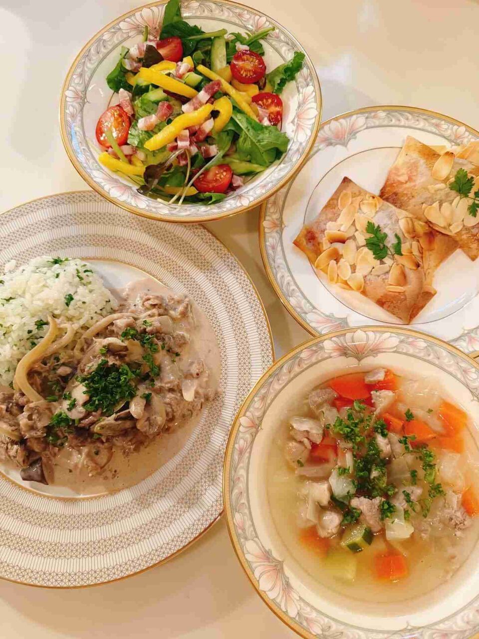 神田うの 娘の14歳誕生日を豪華手料理でお祝い！リクエストされたビーフストロガノフや野菜たっぷりのスープなどを披露