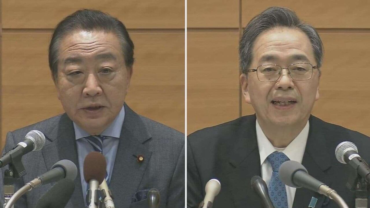 「腹は決めている」中道改革連合・野田佳彦共同代表と斉藤鉄夫共同代表が辞任示唆　衆議院選挙大敗の見通し受け