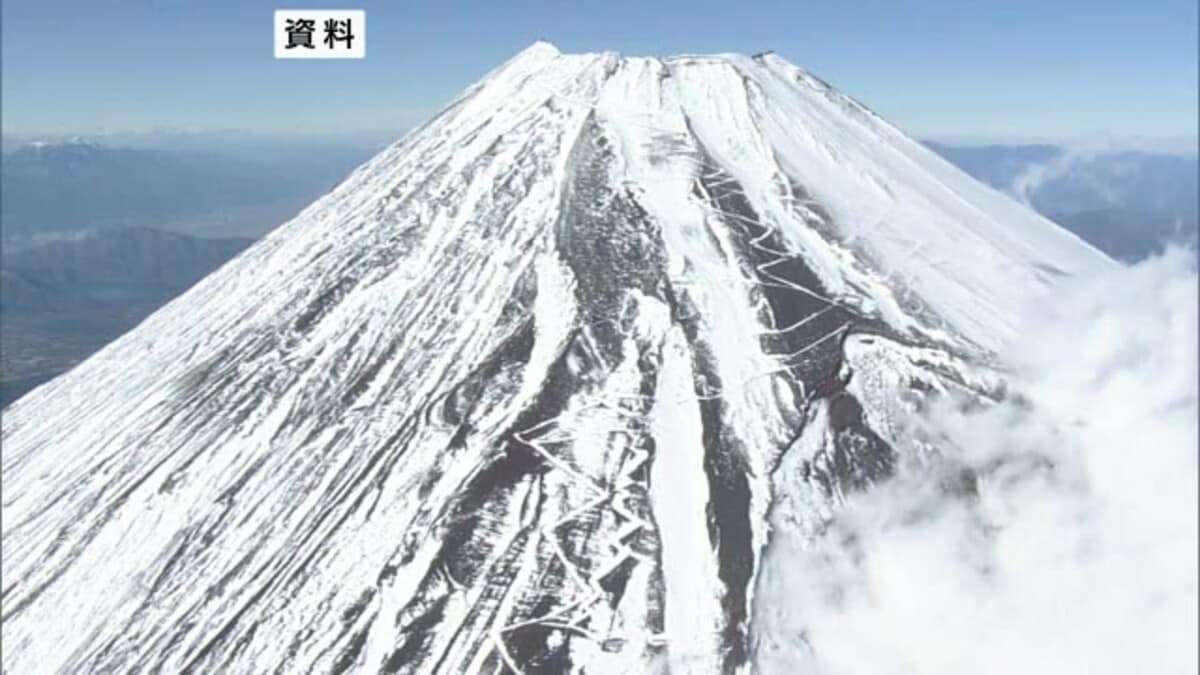 富士山で救助要請　 40代男性「転倒し負傷して動けない」　静岡