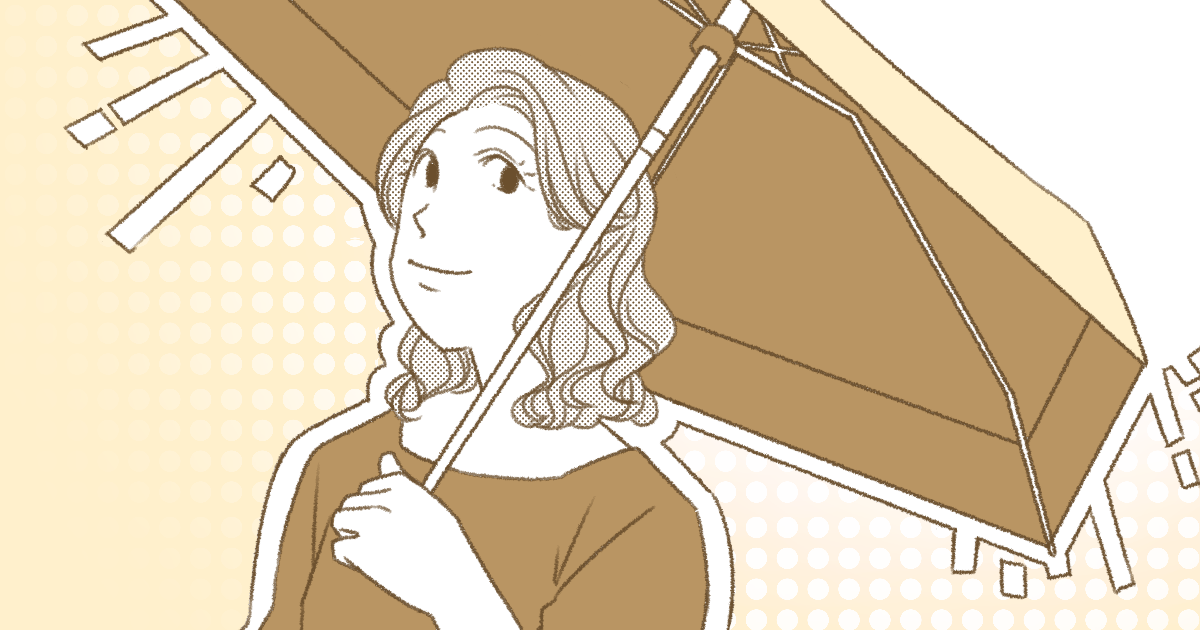 ＜わかる人いる？＞日傘を使いたいけれど似合わない！スポーティな人が日傘を使うと違和感はある？