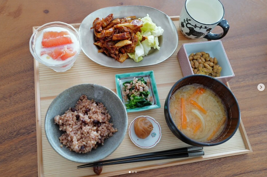 大政絢　品数豊富な「絢ご飯」が大反響　小鉢のメニューにもこだわりが！「身体に優しい物ばかり」の声