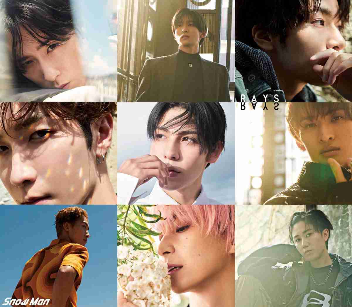 Snow Manの新アルバム『RAYS』、発売3日間で100万枚突破　自身最速でミリオン達成