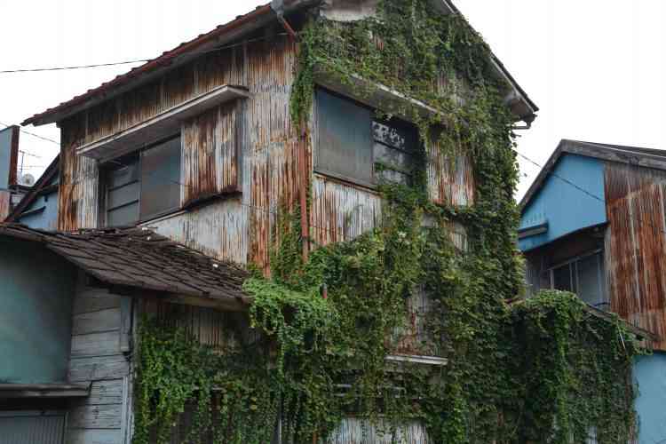 ボロ屋に住んでいる人