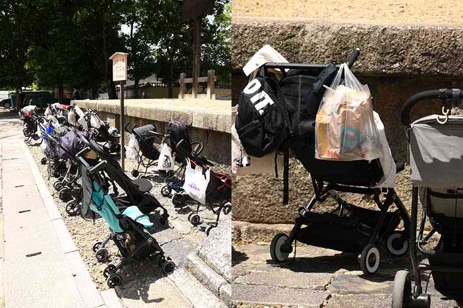 奈良の鹿、ビニール袋の誤食で死に至るケースも　ベビーカー無断放置に男性が注意喚起の訴え