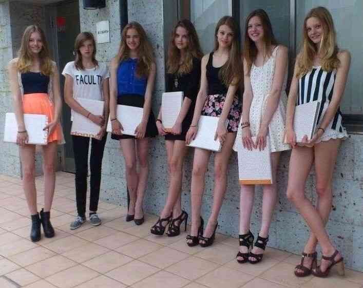 みんな細く見える