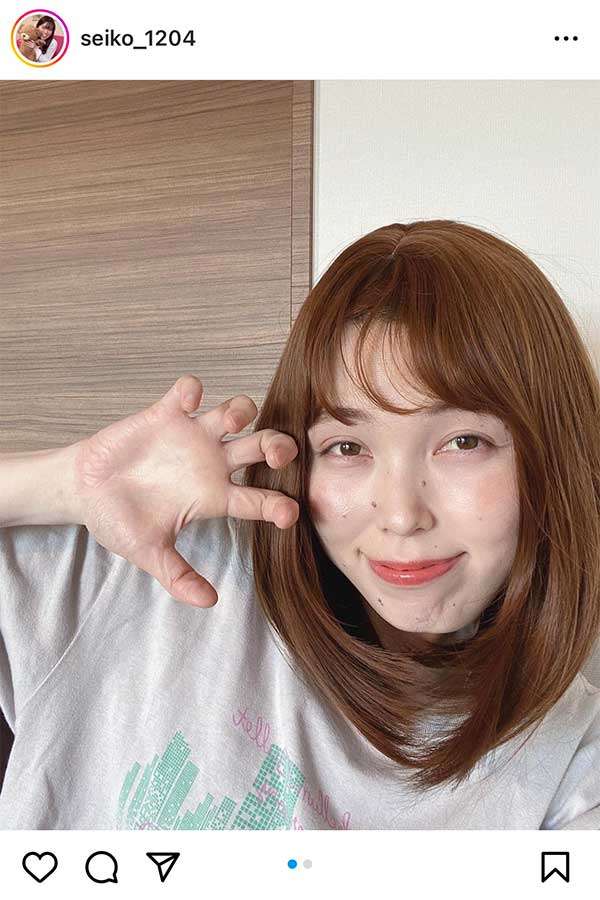 尼神インター・誠子、本田翼の“顔ものまね”にファン仰天「本人かと」「可愛すぎる」