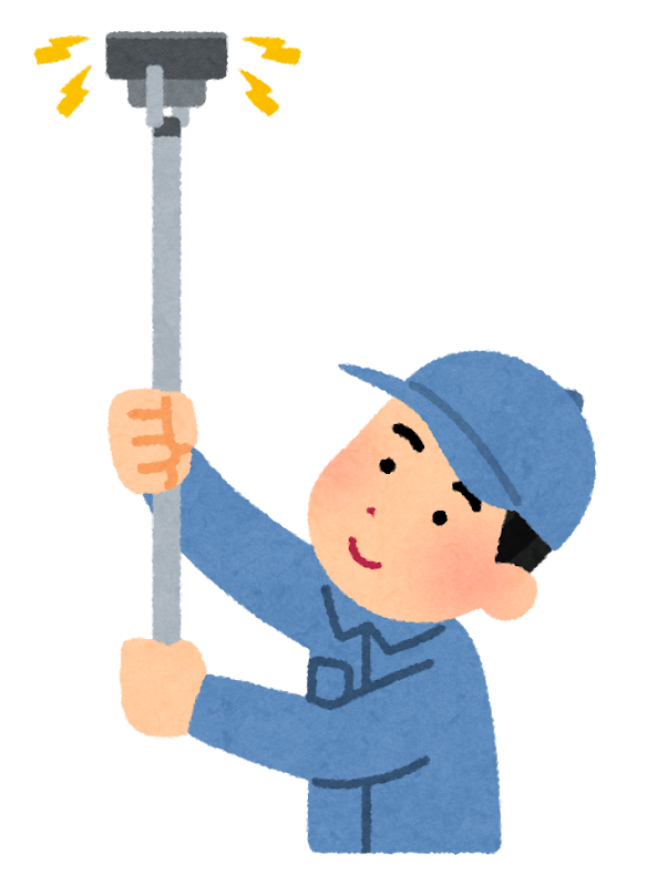 【ピンチ】火災報知器の点検立ち会い【部屋が汚い】