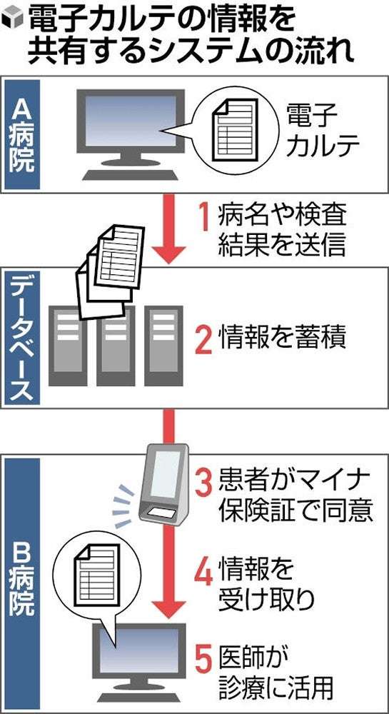 マイナ保険証利用の患者、電子カルテを病院間で共有へ…病歴や検査結果も把握可能に