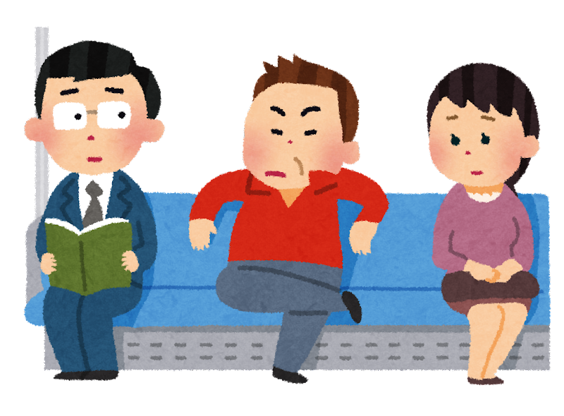 隣に座った人の迷惑行為