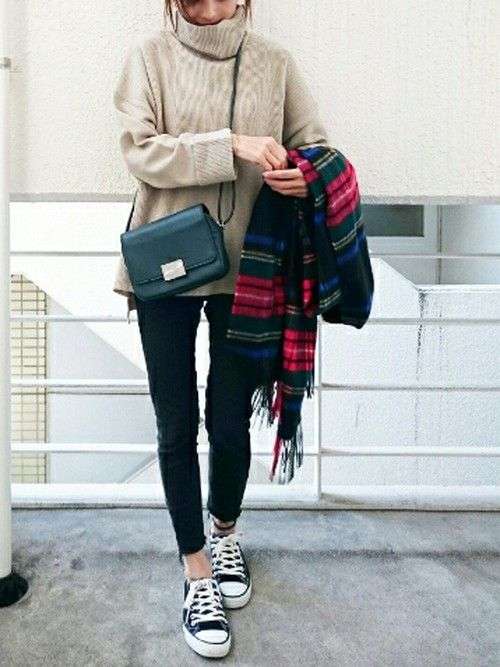 なんだかんだスキニーパンツにお世話になってる人