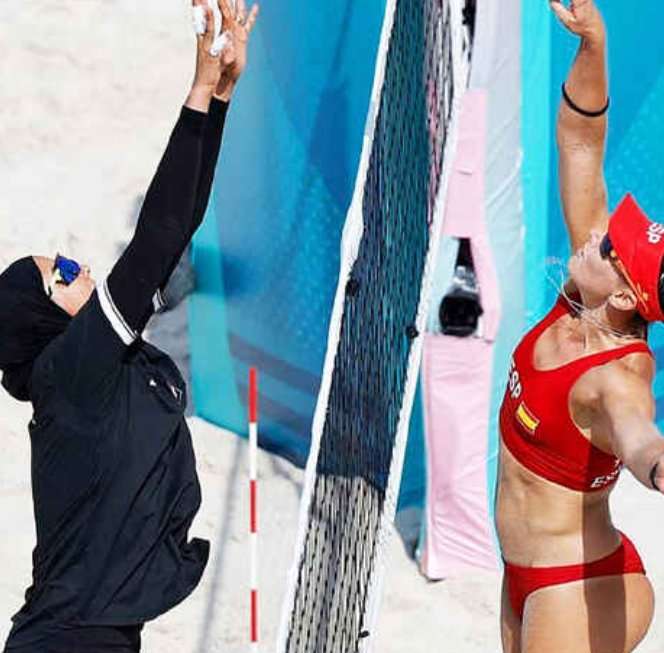 ビーチバレー水着の露出量がまるで違う　五輪で比較され「エジプト暑そうだ」「足首まで…」広がる驚き