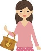 鞄のおばさん持ち