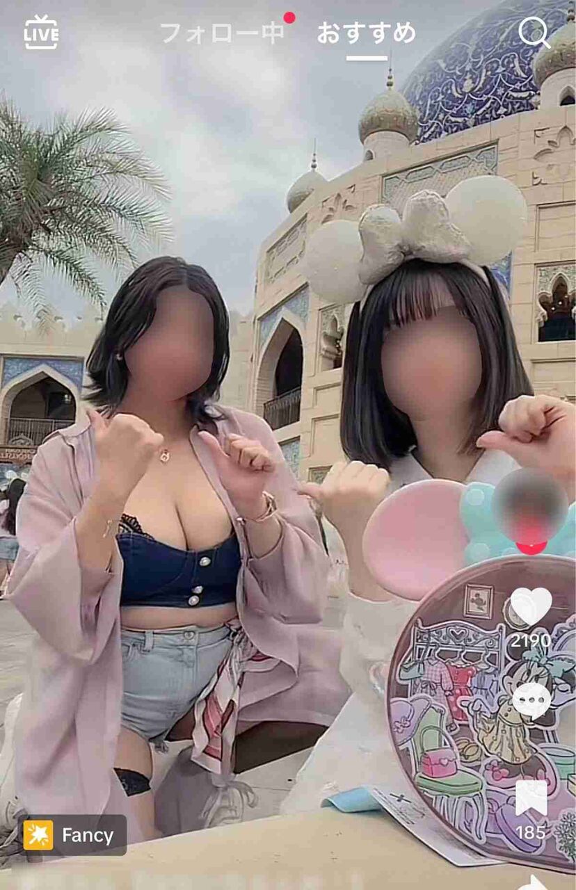 『下着ユニバ』の次は『露出ディズニー』女性配信者がTikTokに“過激投稿”で「出ちゃってる…」物議、“パーク内撮影”炎上の過去と運営側の「禁止事項」