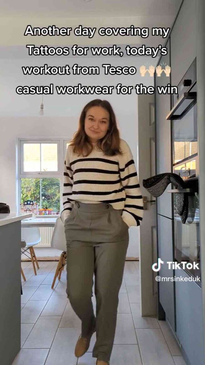 “会社でタトゥー禁止”はもう時代遅れ？　全身タトゥーの女性が職場で肌を隠す様子に「2023年とは思えない」と海外SNSで物議