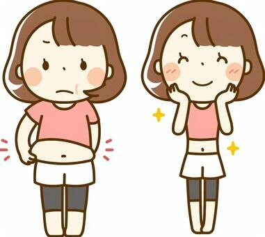 私、太ったらこうなりました