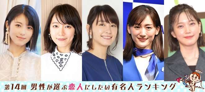 第14回 男性が選ぶ恋人にしたい有名人ランキング 女性のための恋愛 結婚情報を発信するためのブログ 第14回 男性が選ぶ恋人にしたい有名人ランキング 女性のための恋愛 結婚情報を発信するためのブログ