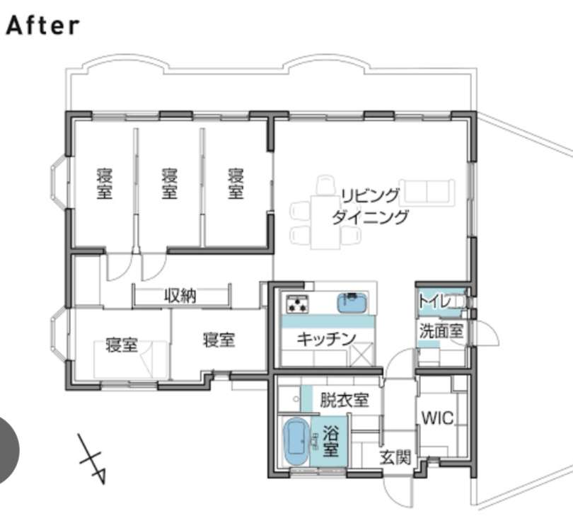 どんなに狭くてもいいから家族全員に個室が欲しい