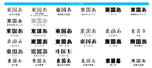 好きな書体はありますか？