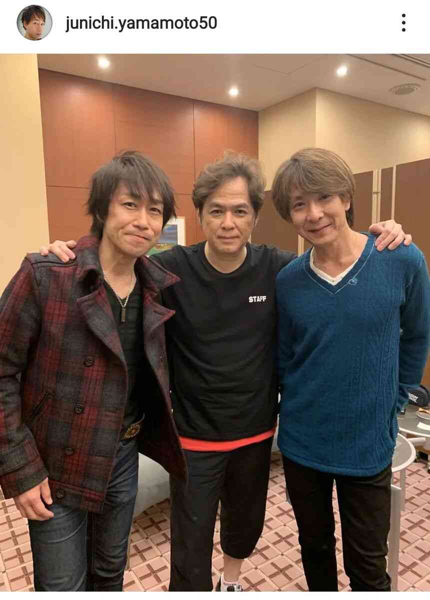 元「光GENJI」山本淳一、佐藤寛之＆少年隊・植草克秀と豪華オフショ！全員50代で「益々素敵に」