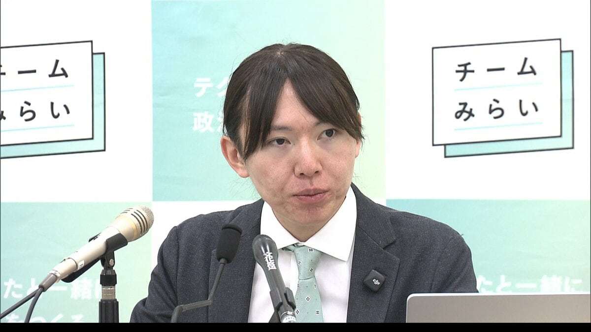 みらい・安野党首、女系天皇「前例がない。極めて慎重に議論すべき」　憲法に自衛隊明記「すべき」個人的見解として表明