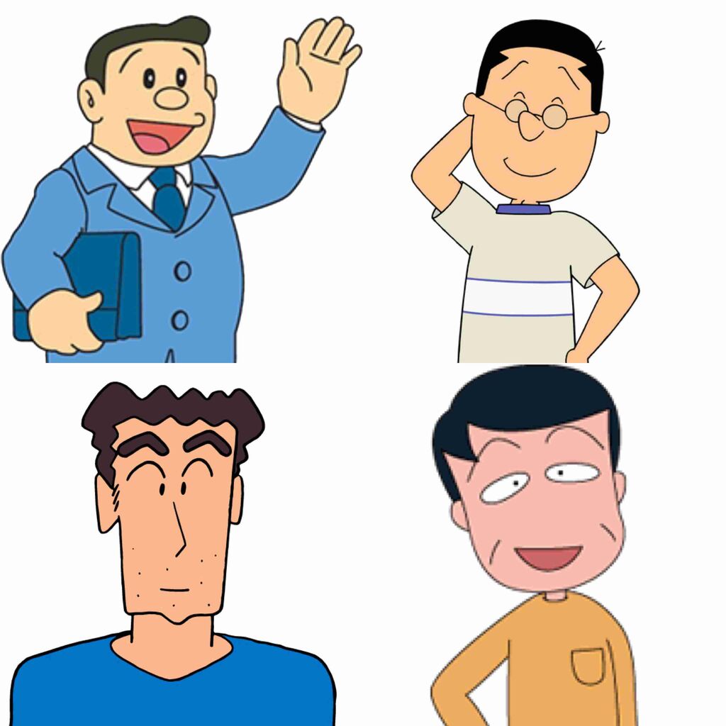 野比のび助 フグ田マスオ 野原ひろし さくらヒロシの中で旦那にするなら誰がいい 恋愛まとめ速報 野比のび助 フグ田マスオ 野原ひろし さくらヒロシの中で旦那にするなら誰がいい 恋愛まとめ速報