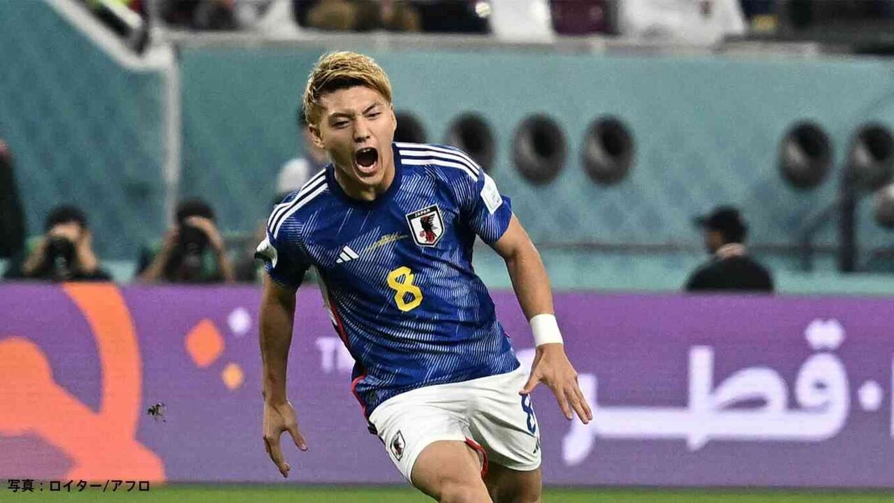 W杯日本代表、スペインに2ー1で歴史的逆転勝利！グループE首位で2大会連続の決勝T進出！後半に堂安、田中がゴール