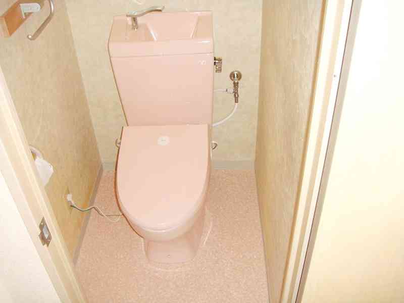 ピンク便器がある古臭いトイレをオシャレにしたい！！