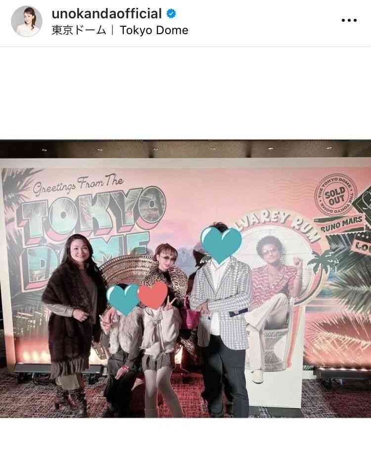 神田うの「お耳が悪くならないよう」バイオリン国際大会入賞の長女にiPods装着させブルーノ・マーズ“参戦”