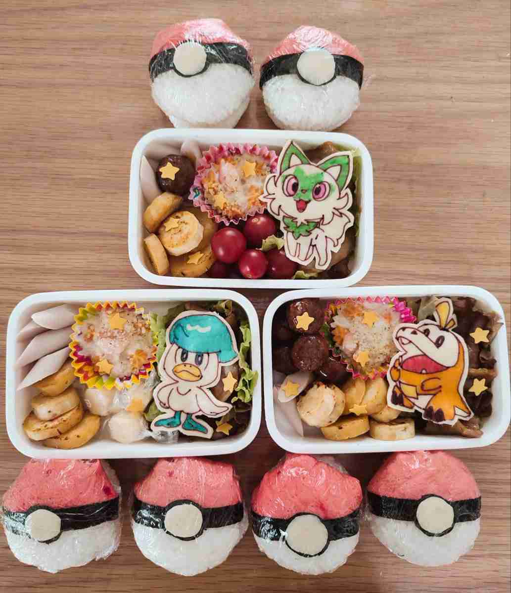 「モンスターボールからポケモンが出るようにして！」　子どもの無茶振りに応えたキャラ弁の出来が良すぎる