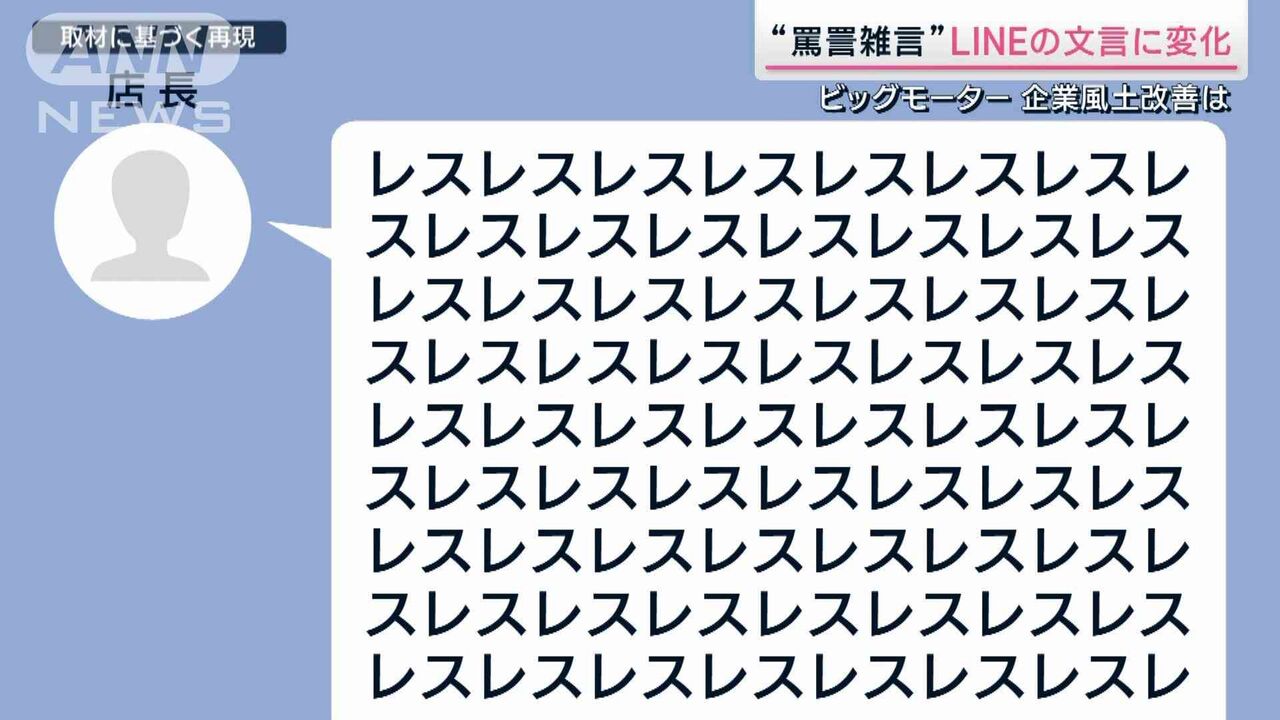 罵詈雑言から“ですます調”に…LINE文言に変化　現役社員語るビッグモーターのいま