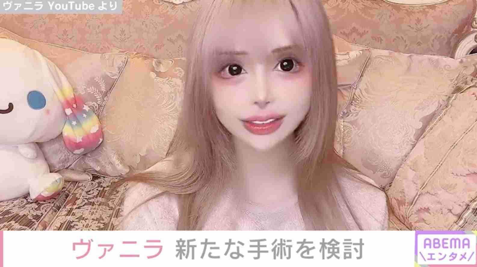 “整形総工費3億円超”ヴァニラ、新たな手術を検討「賭けみたいなオペだなーって」