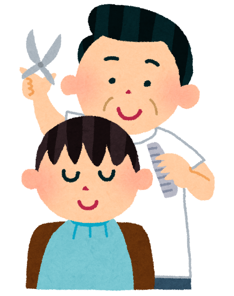 男児は床屋？美容室？どこで髪を切ってますか？