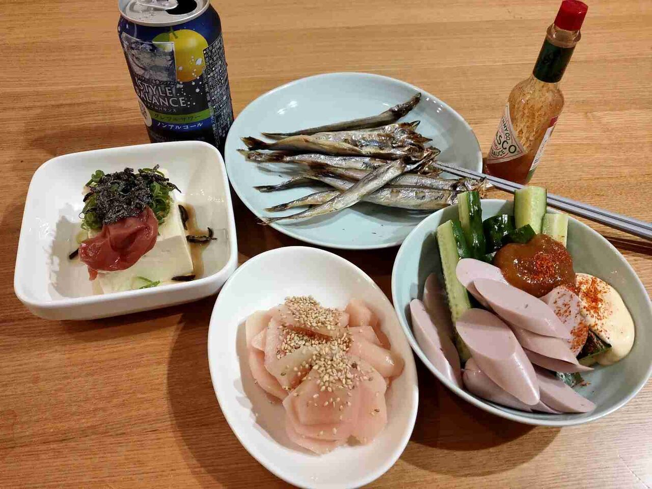 旦那がいない時の夕飯