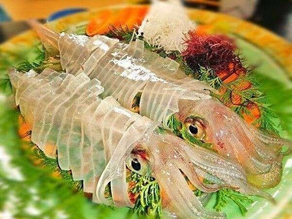 ここのお刺身が美味しい