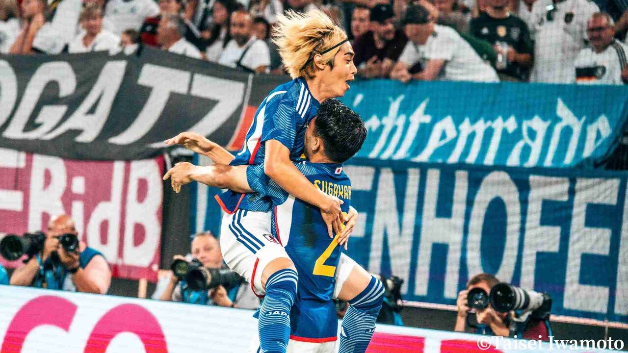 日本代表、“本気のドイツ代表”を撃破！伊東純也や上田綺世らのゴールで4得点完勝