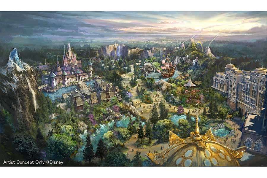 東京ディズニーシー新エリア「ファンタジースプリングス」来年6月6日オープン　着工から約5年