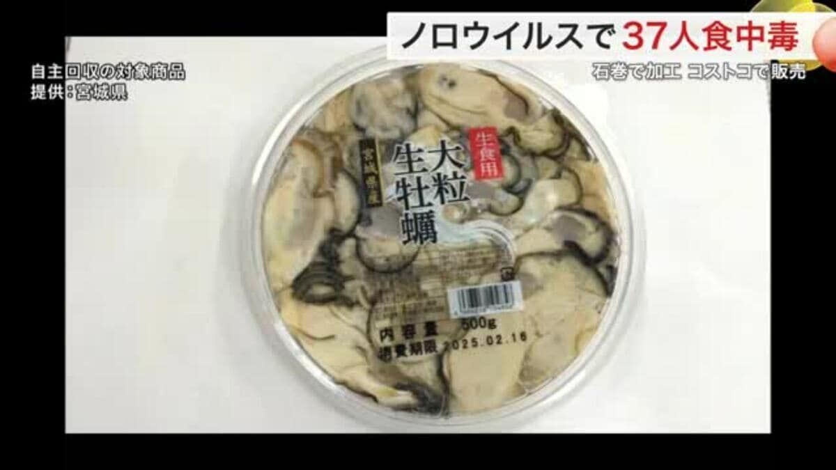 宮城県で加工されたカキを食べ37人が食中毒 患者からノロウイルス検出 商品は全国のコストコで販売