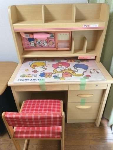 懐かしい学習机