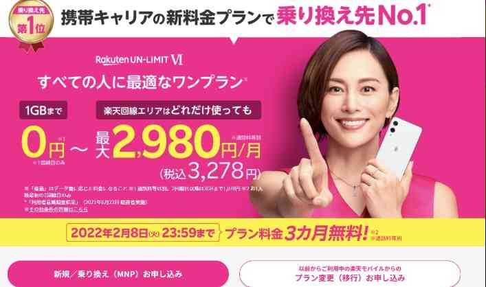 楽天モバイルの人、毎月いくらですか？