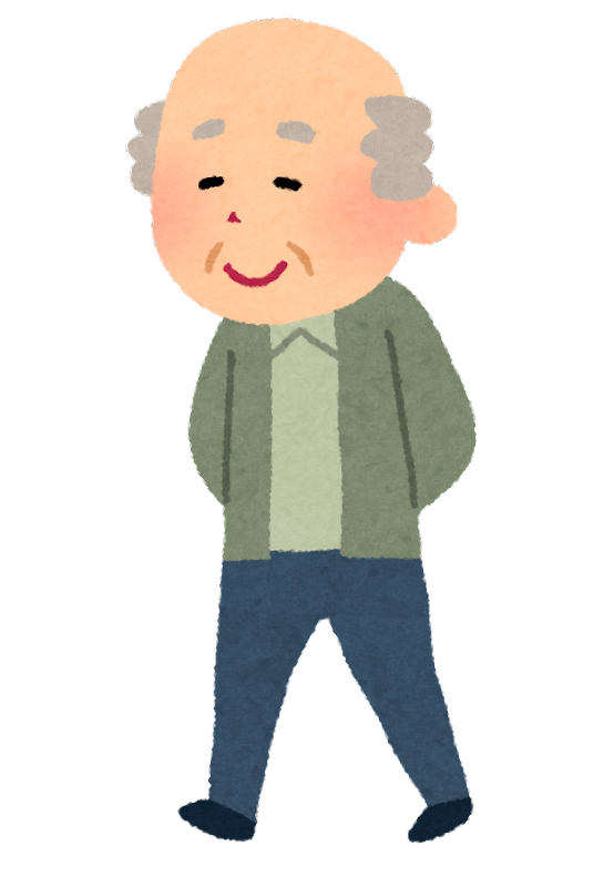 敷地内に勝手に入ってくる老人