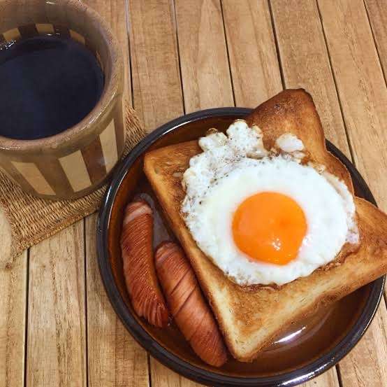 朝食を書いたら立ち去るトピ