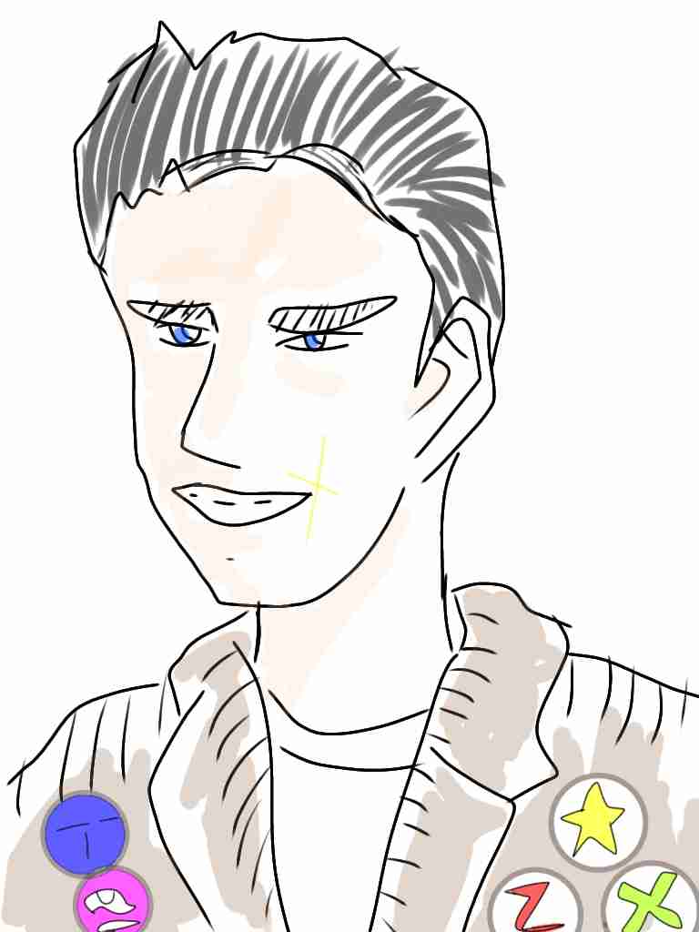 トム・クルーズを何も見ないで描いてみるトピ