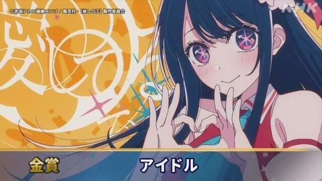 最も聴かれ、歌われた曲「アイドル」2位「可愛くてごめん」