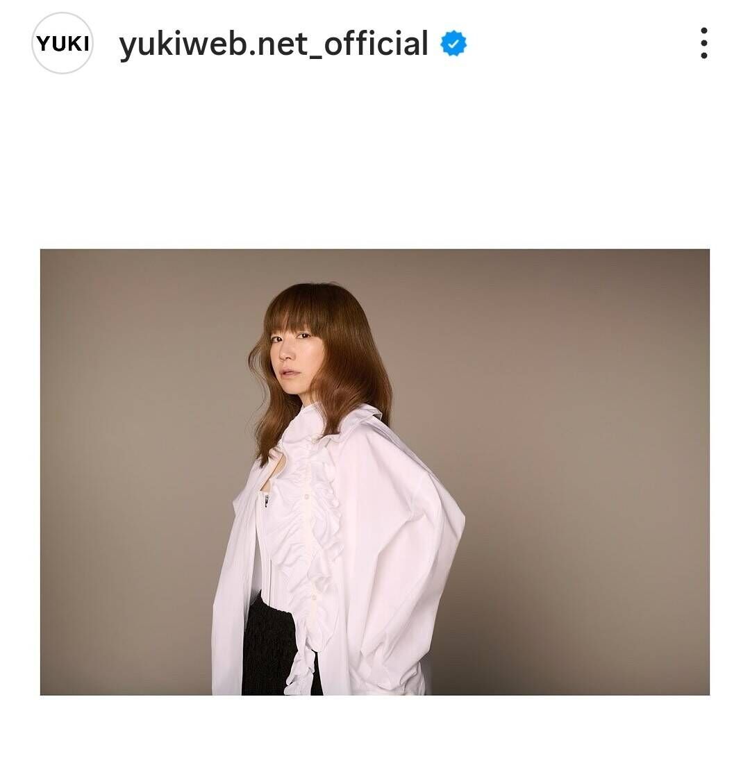 元「ジュディマリ」YUKI　53歳現在の姿に「信じられんまじで」「目が覚めた」「めっちゃ…」